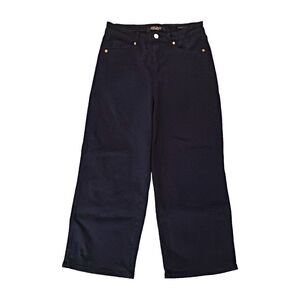 Judy Blue Jeans Wide Leg Womens Black 9/29 JB88807 Garment Dyed